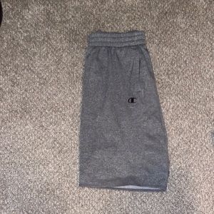 Gray Champion sweat shorts, size medium